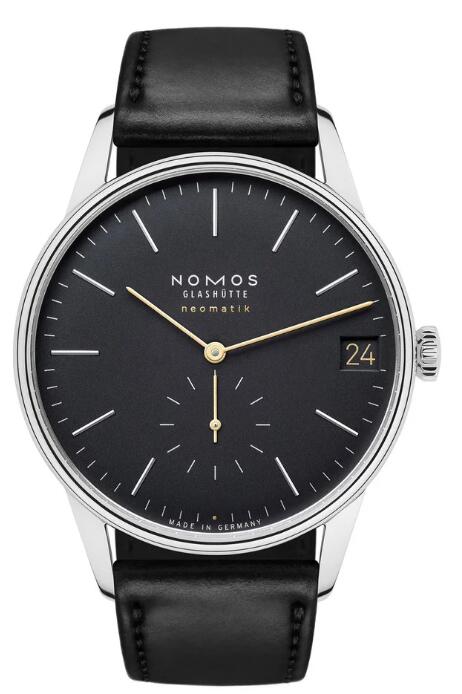 NOMOS GLASHUTTE Orion neomatik 41 date new black 366 Replica Watch